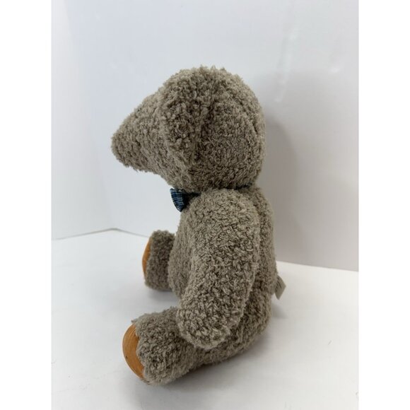 Midwestern Home Products Teddy Bear Plush Blue Bow 15" Stuffed Animal Jointed - Picture 5 of 10